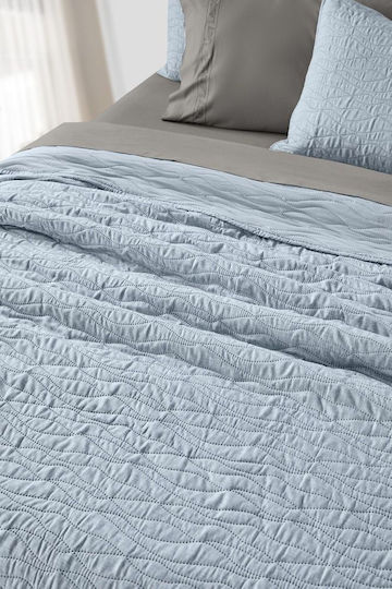 Guy Laroche Shadow Elektrische Gitarren Tagesdecke Einzelbett Mikrofaser Shadow Blue 160x220cm 2Stück