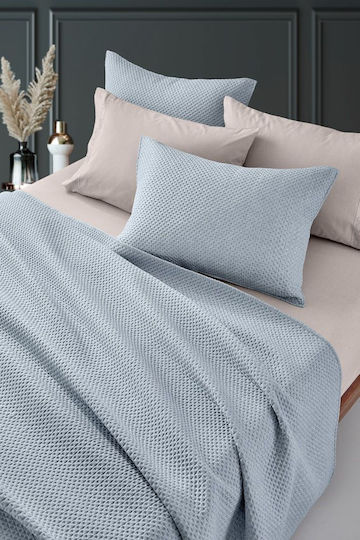 Guy Laroche Idol Module Cuvertură Single Microfibra Albastru 160x220cm 2buc