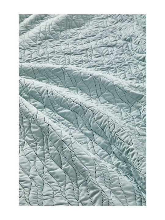Guy Laroche Shadow Set Coverlet Queen Size Microfiber MInt 220x240cm 2pcs
