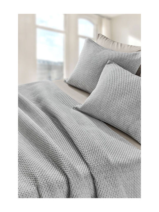 Guy Laroche Idol Σετ Κουβερλί Μονό Microfiber Grey 160x220cm 2τμχ
