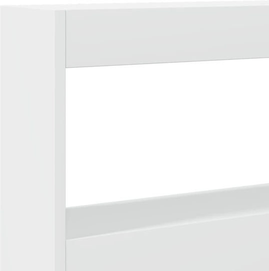 vidaXL Hölzernes Kopfstütze für Betten Weiß 160x102cm
