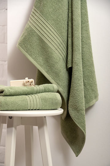 Viokarpet Handtuch Special 30x50cm Celadon Grün Gewicht 500gr/m²