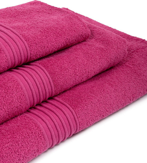 Βιοκαρπέτ Πετσέτα Χεριών Special 30x50εκ. Rasberry Rose Βάρους 500gr/m²
