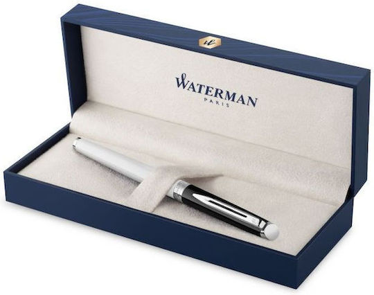 Waterman Hemisphere C.block Negru-alb Ct Rball
