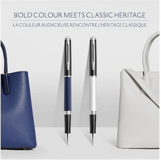 Waterman Hemisphere C.block Negru-alb Ct Rball