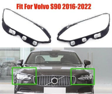 Volvo Κρύσταλλο Φαναριού για Volvo S90 2τμχ