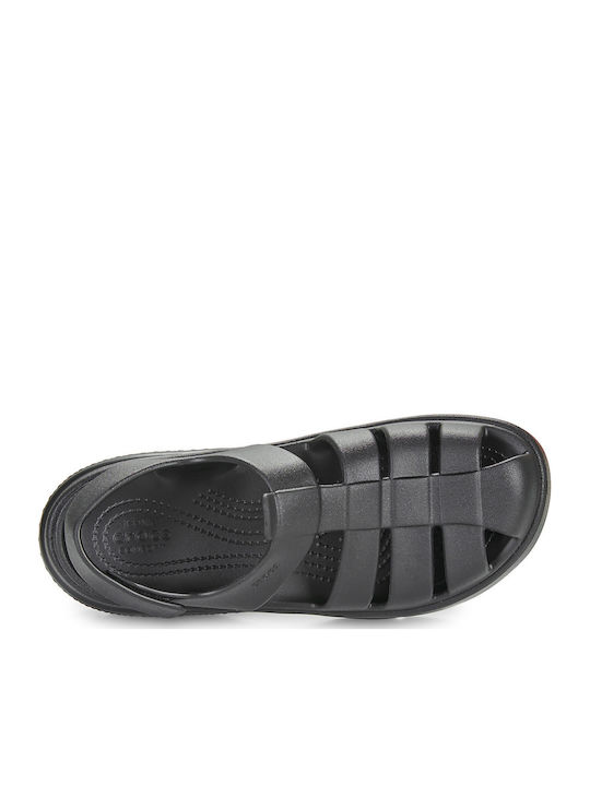 Stomp Fisherman Women's Flat Sandals in Black Color