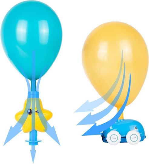 Kinder Spielzeug Set Zola fliegender Wal 2 in 1 Ballonpumpe Ballonwerfer fischliebender Wal