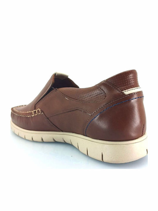 Mocasini barbati in Tabac maro Culori