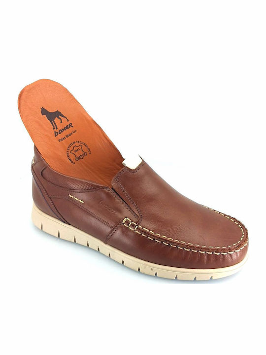 Mocasini barbati in Tabac maro Culori
