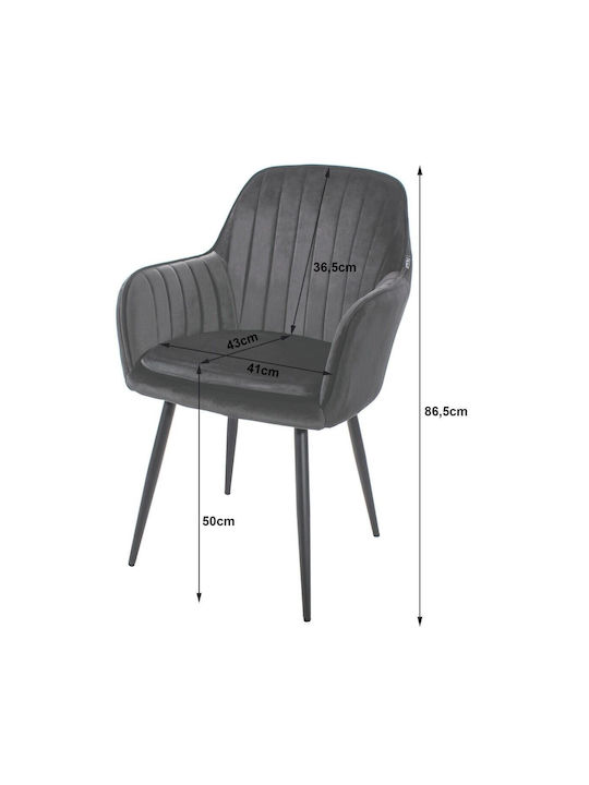 Scaune Bucătărie Catifelate Verzi 1buc 57.5x56.5x86.5buc