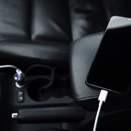 Încărcător Auto 1A Încărcare Rapidă cu un Port: 1xUSB împreună cu Cablu Lightning Multicolor