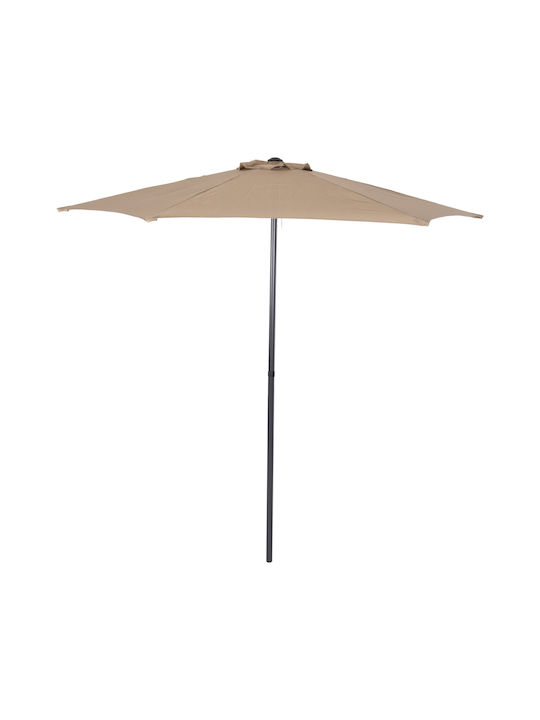 Umbrella Floor Round Aluminum Kacen Brown D1.2m