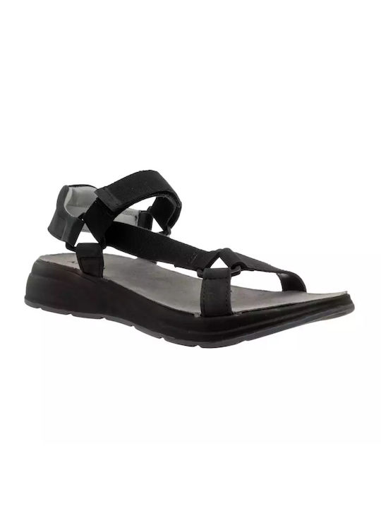 Sunny Sandals Women's Flat Sandals in Black Color