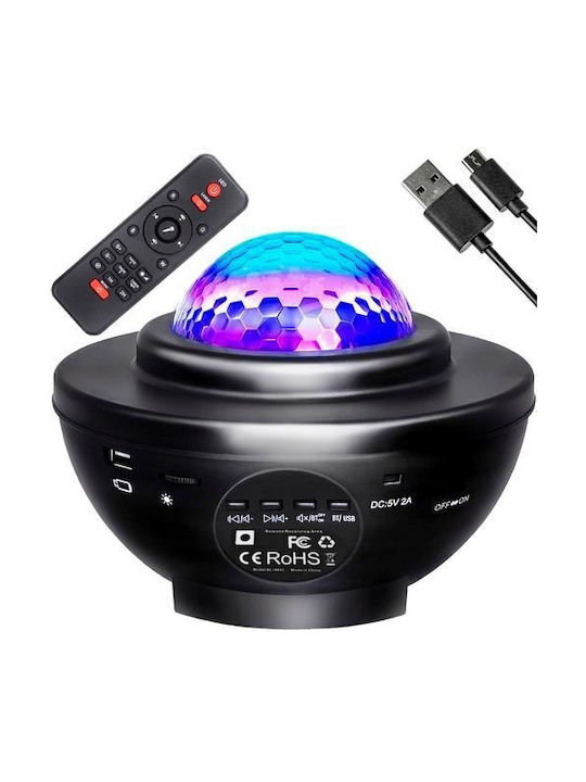 Bluetooth Lustră Decorativă Negru