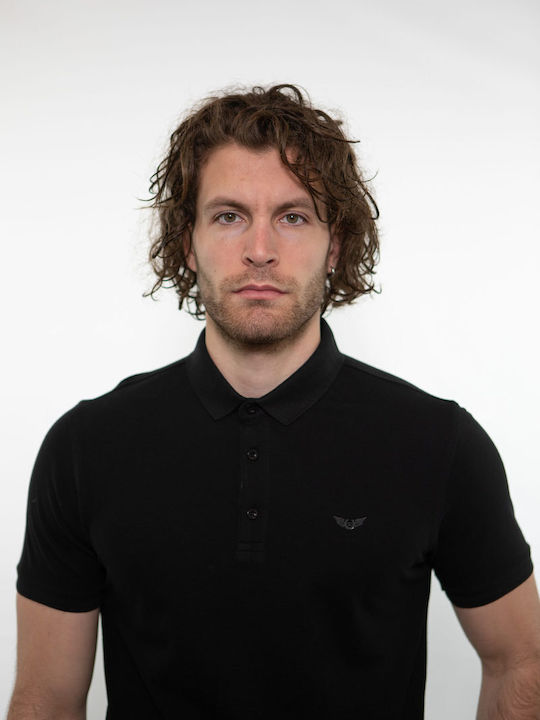 Side Effect Men's Blouse Polo Black