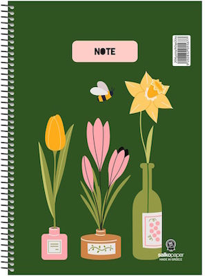 Spiral Notebook Note Various Designs A4 21x29 120 pages 2 Subjects 5567