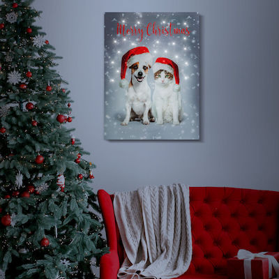 Gemälde auf Leinwand mit LED-Beleuchtung 40x30cm Gemälde auf Leinwand mit LED-Beleuchtung 40x30cm