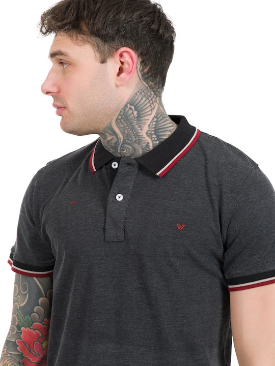 Van Hipster Bluza Bărbătească Polo BLACK