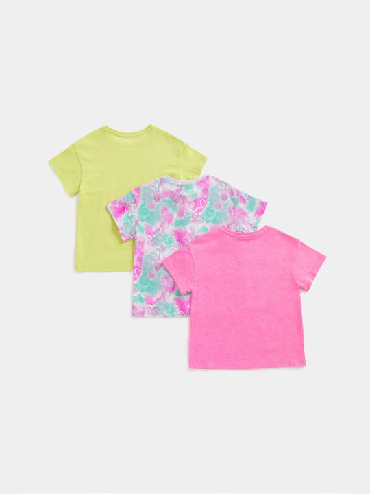 Σετ Παιδικά T-shirts Ροζ