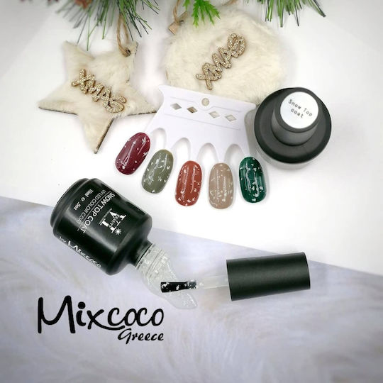 Mixcoco Top Coat για Ημιμόνιμα Βερνίκια 15ml