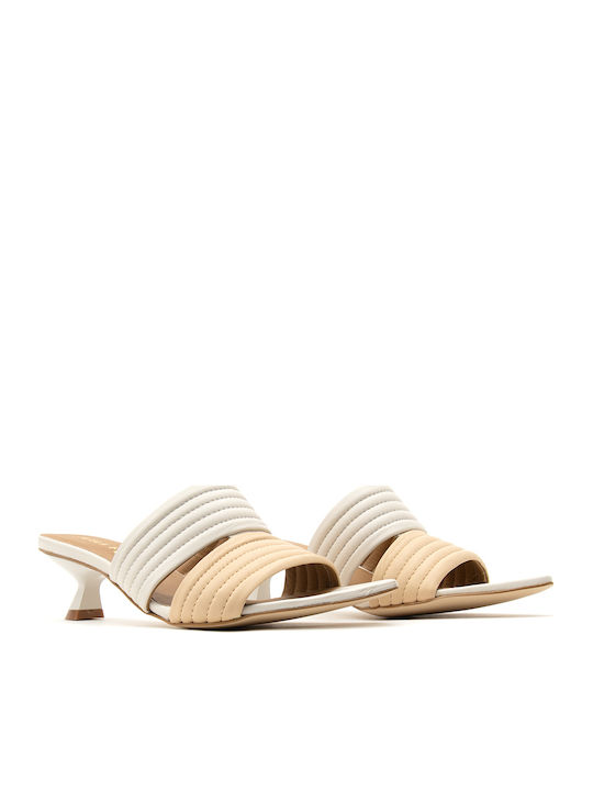 Leder Sandalen Beige