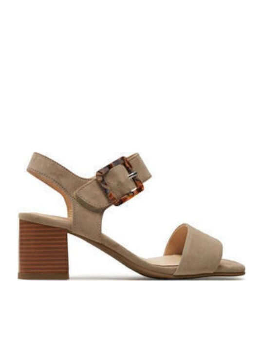 Leder Sandalen Anatomisch Beige