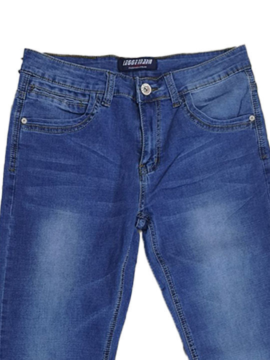 Legendario Pantaloni de Bărbați din Jean în Croială Normală Blue