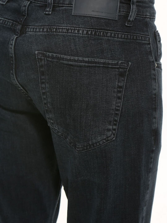 Men's Jeans Pants with Relaxed Fit Black