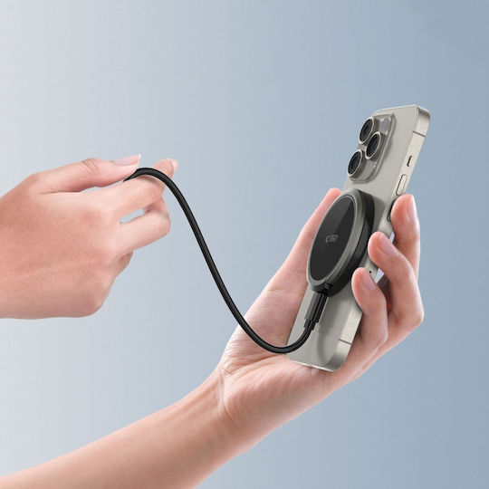 Tech-Protect Φορτιστής Magsafe 15W Power Delivery Μαύρος (Qi15W-A33)