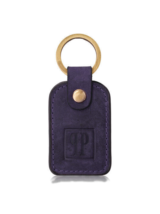 Paolo Peruzzi Vintage Leder Damen Geldbörse Geschenkset Marineblau Schlüsselanhänger