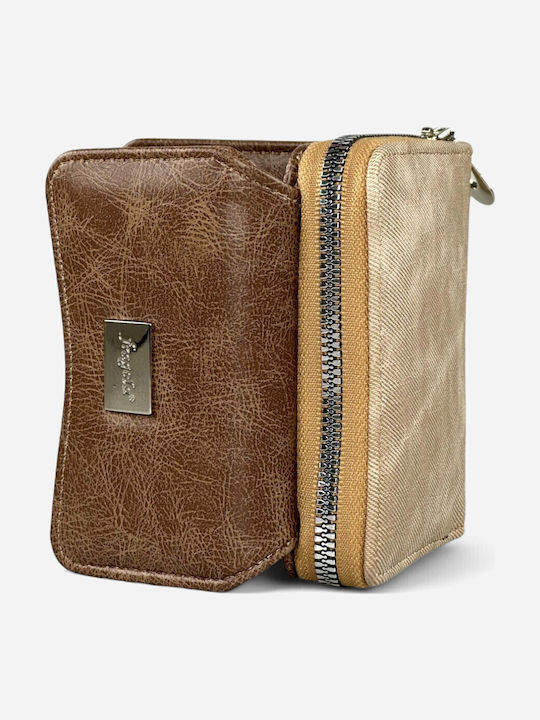 Erdbeer Kleines Damenportemonnaie Pc386 Beige