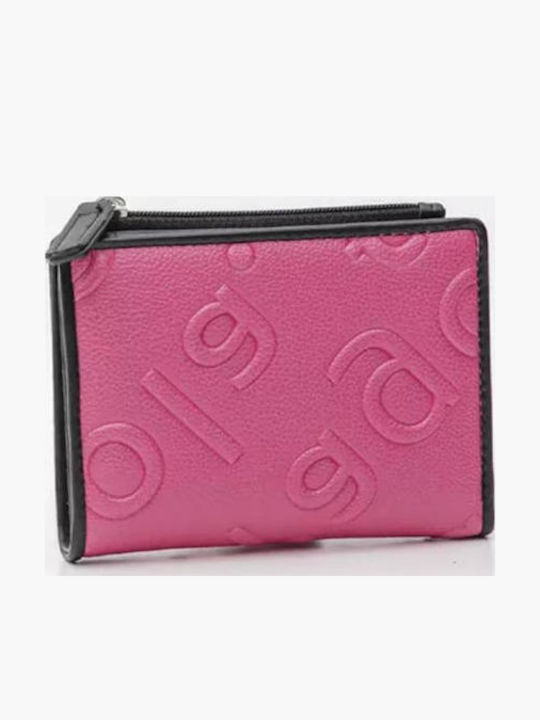 Portofel mic pentru femei cu buton Strawberry Pc701-1 Fuchsia