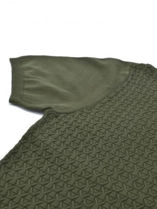 Wool & Co Ανδρική Μπλούζα Polo Forest Green