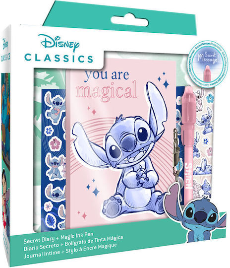 Σετ Lilo + Stitch Secret Notebook Magic Pen St00012