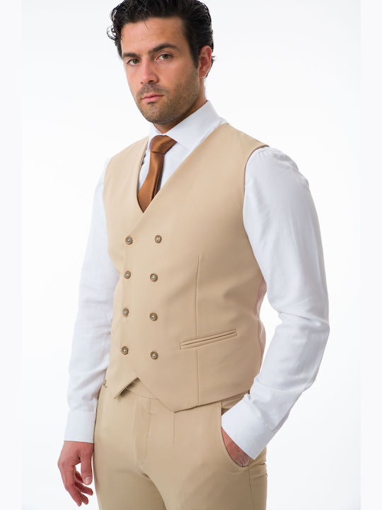 Mezzo Uomo Men's Vest Beige