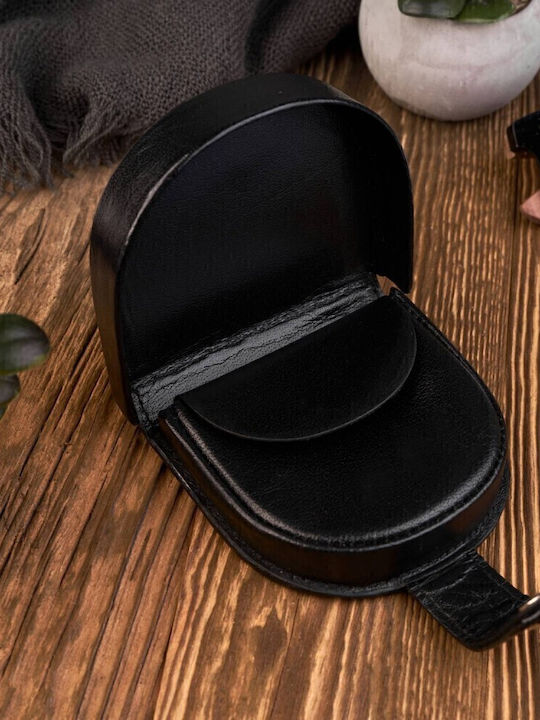 Leder Herrentasche Handtasche Schwarz