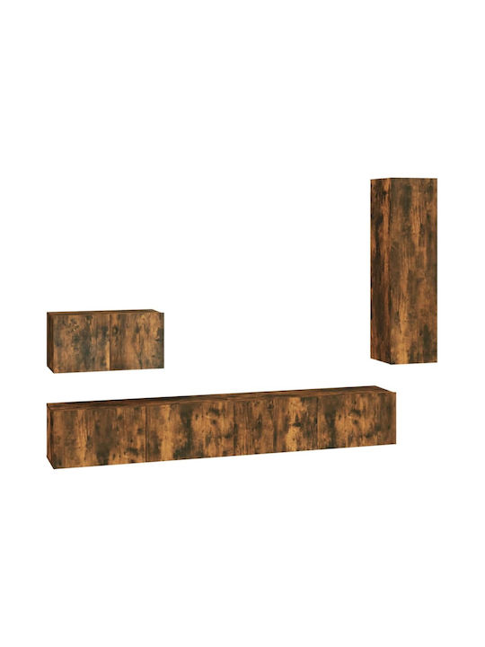 Wohnzimmer TV-Einheit Smoky Oak L30.5xB30xH110cm