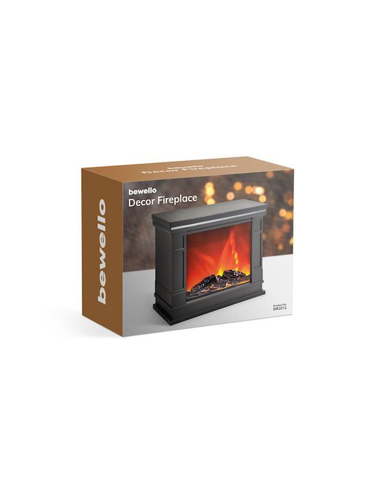 Bewello Dekorative Lampe Kamin Weiß