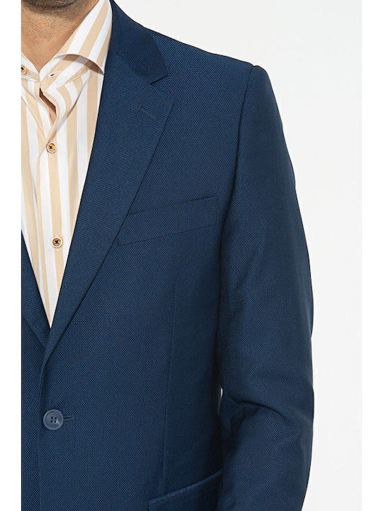Men's Suit Jacket Regular Fit Blue