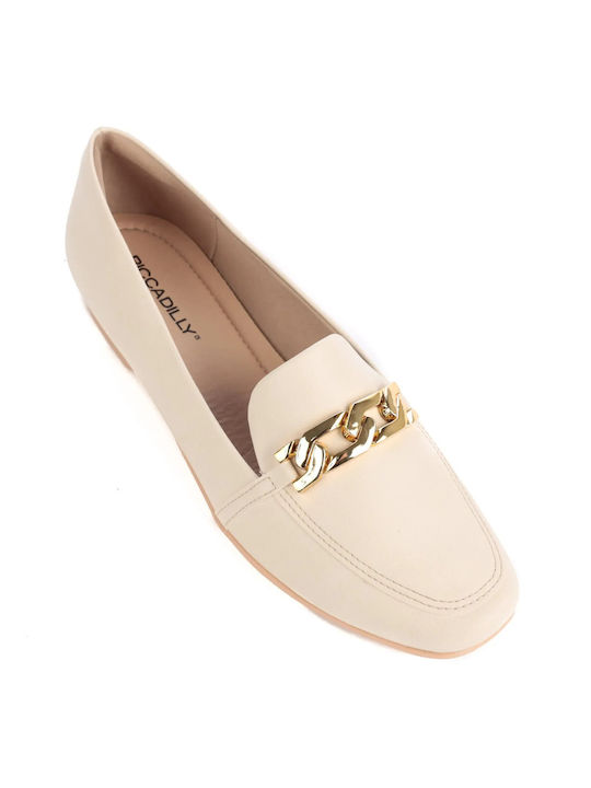 Piccadilly Women's Moccasins in Beige Color