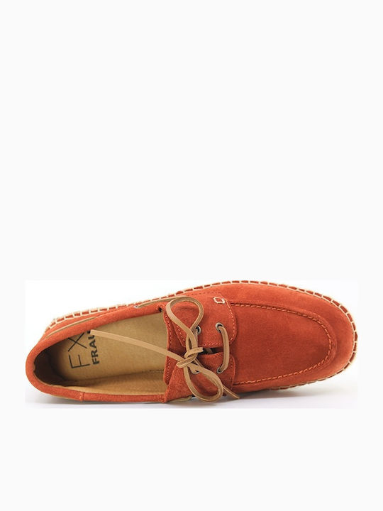 Men's Leather Moccasins Red