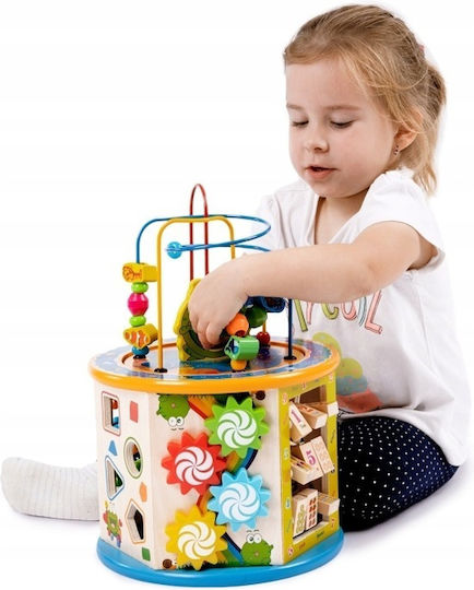 Zola Activity Centre 8 Boards Multicoloured Wooden Development Toy for Child's Intelligence