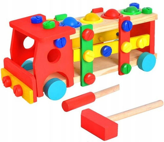 Zola Interactive Wooden Toy Car 4 Balls Screws Tools Included
