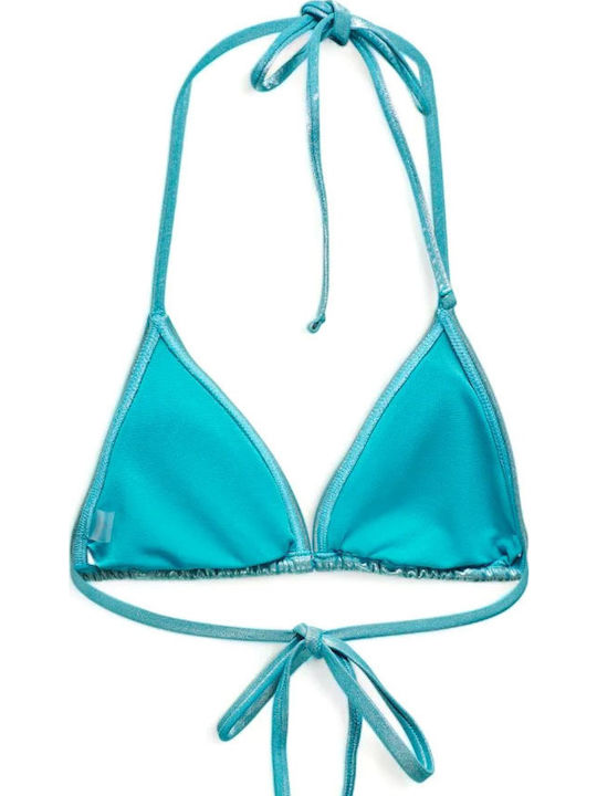 Triangle Bikini Top Lavendula Light Blue