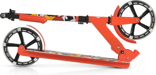 Byox Kids Scooter Foldable Monster 2-Wheel for 6+ Years Red