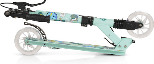 Byox Kids Scooter Foldable Snazzy 2-Wheel for 8+ Years Green