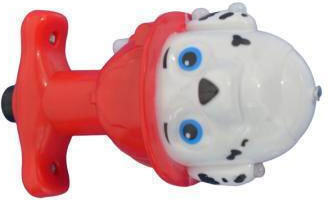 Toy Spinning Top Launcher Music Light Games Dog Model