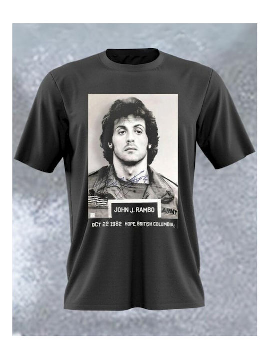 T-shirt Μαύρο Βαμβακερό