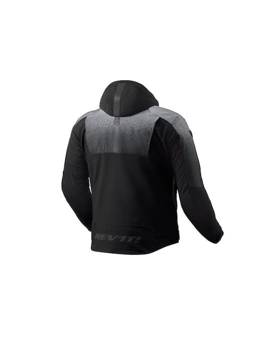 Rev'IT Winter Herren Motorradjacke Wasserdicht Schwarz